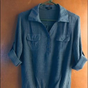 Blouse w/elastic Sz Med